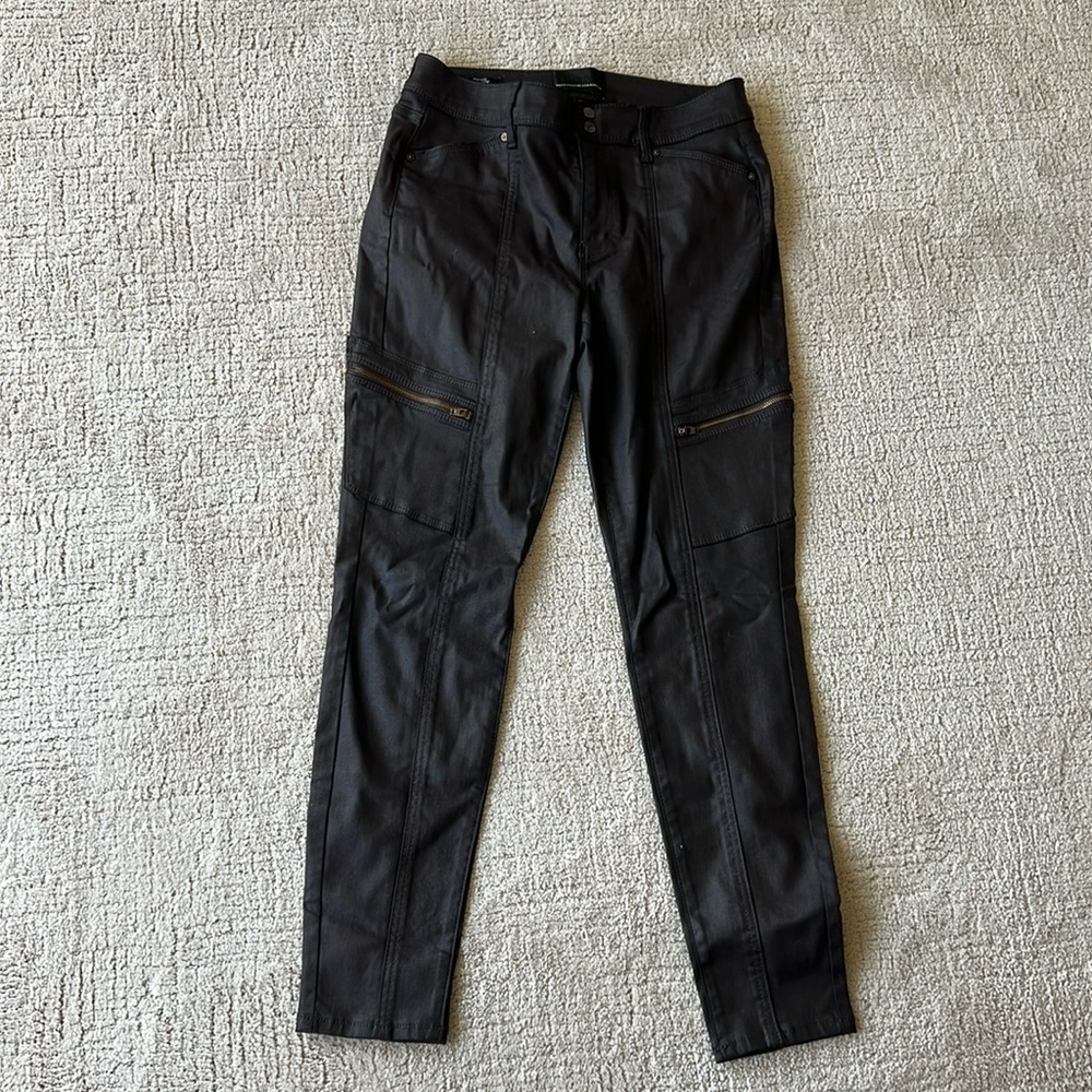 White House Black Market Coated Denim